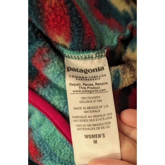 Patagonia RARE Wild Desert Synchilla Snap-t  Re-tool Size Medium - Picture 4 of 6